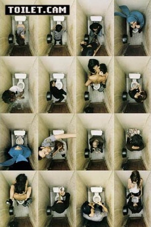 Sixteen Scenarios in a Toilet - Toilet Cam