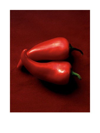 Pepper Parade, Vegetable Photography Mini Poster - PopArtUK