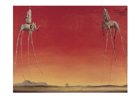 The Elephants, 1948 - Salvador Dali