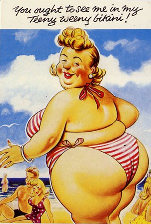 Teeny Weeny Bikini - Seaside Humour