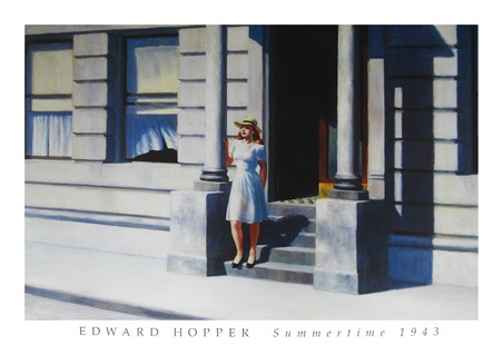 Summertime, Edward Hopper Print - PopArtUK