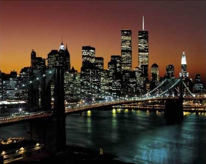 Brooklyn Bridge Lights - New York City, USA