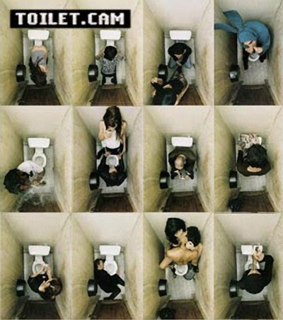 Twelve Scenarios in a Toilet - Toilet Cam
