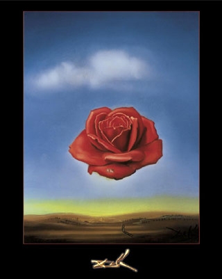 Download Meditative Rose, 1958, Salvador Dali Mini Poster - PopArtUK