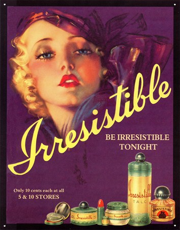 Be Irresistible Tonight, Irresistable Beauty Tin Sign - Buy Online