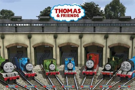Safe and Snug in their Sidings - Thomas the Tank Engine and Friends
