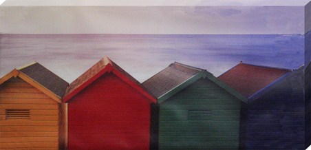 Beach Huts at Whitby - Peter Adams