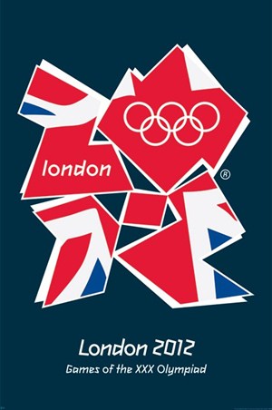 The Union Flag for the London 2012 Olympics - Games of The XXX Olympiad