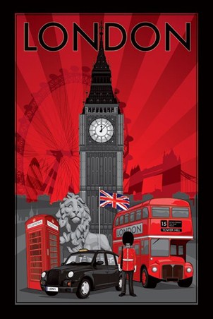 sale city murals for wall Poster Buy Online London  DecoScape,