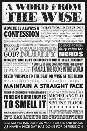 A Word from the Wise - Comical Quotes from Those in the Know