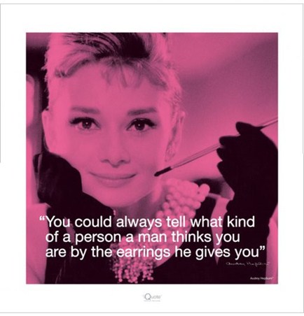 Diamonds Are A Girls Best Friend - Audrey Hepburn