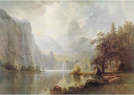 In the Mountains - Albert Bierstadt