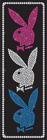Pink, White and Blue Bling - Hugh Heffner's Playboy