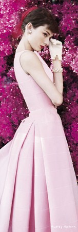 An Icon In Pink - Audrey Hepburn