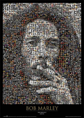 Bob Marley Mosaic - Bob Marley