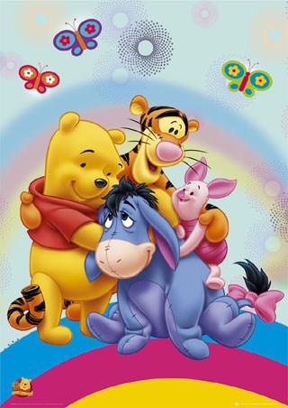 Rainbow Hug - Winnie the Pooh