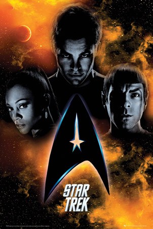 Kirk, Spock & Uhura, Star Trek - PopArtUK