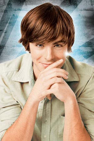 Smiling Portrait of a young Hollywood Star, Zac Efron ...