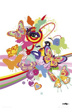 Bright Colours and Butterflies - Reilly - Face