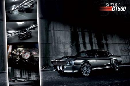 Ford shelby gt500 poster