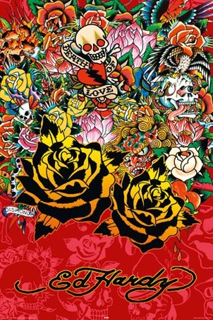 Black Rose - Ed Hardy