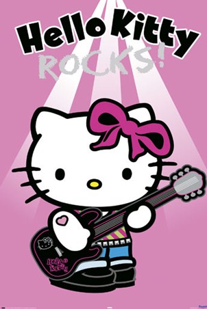 Rocking out!, Hello Kitty - PopArtUK