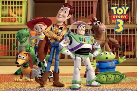 Buzz, Woody And Friends, Toy Story 3 Poster - PopArtUK