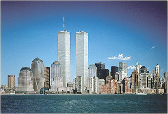 The Twin Towers by Day - New York Skyline