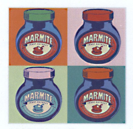 Pop Art Marmite 1 - Pop Art Marmite Jars