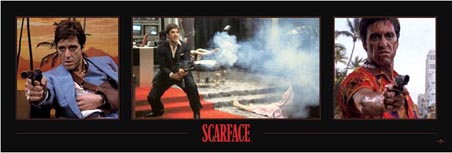 Scarface - Three Sheet - Al Pacino - Scarface