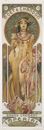 Moet & Chandon - By Alphonse Marie Mucha