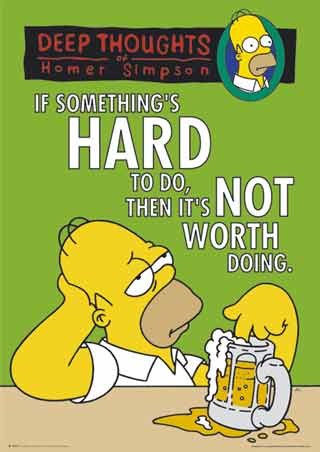 Deep Thoughts - Homer Simpson