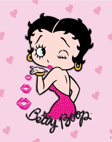 Blowing Kisses, Betty Boop Mini Poster - PopArtUK
