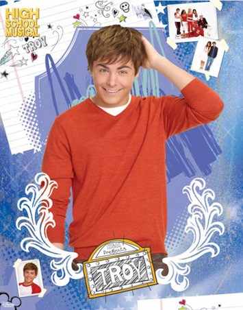 Troy Bolton Portrait - High School Musical