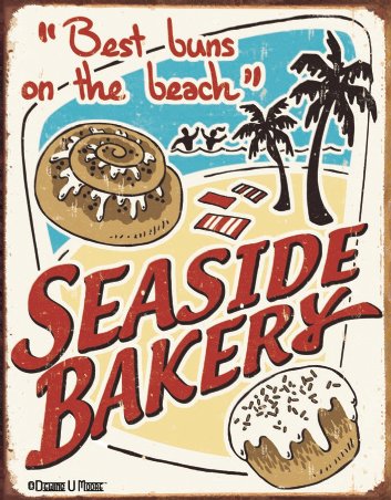 Seaside Bakery - Retro Humour