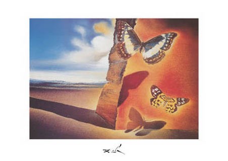 Landscape with Butterflies, 1956 - Salvador Dali