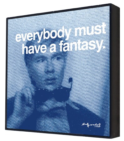 Everybody must have a Fantasy - Andy Warhol Box Print
