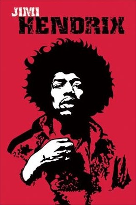Pop Art Portrait of a Legend - Jimi Hendrix
