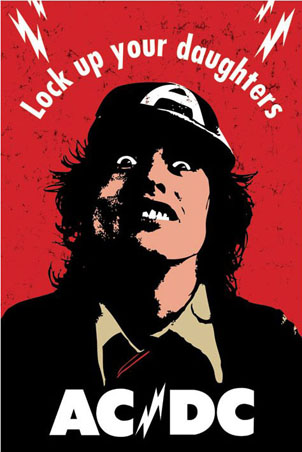 Download AC/DC – Lock Up Your Daughters, AC/DC Poster - PopArtUK Yellowimages Mockups