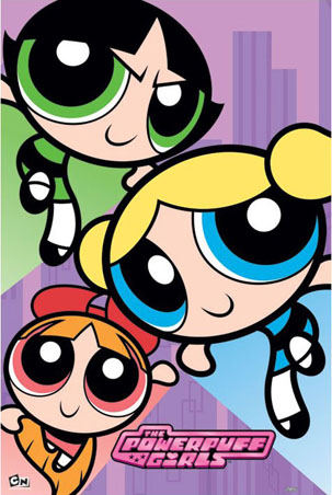 Blossom, Bubbles and Buttercup - The Powerpuff Girls