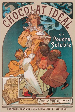 Chocolat Idéal - Alfons Maria Mucha