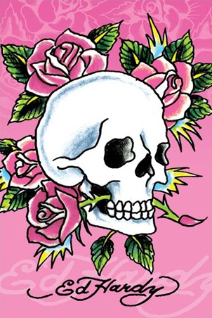 Skull and Roses - Ed Hardy