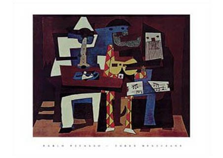 Three Musicians, 1921 - Pablo Picasso