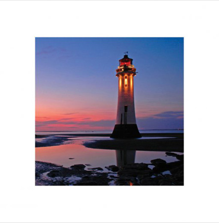 Lighthouse at Dawn - Dawn on the Shore