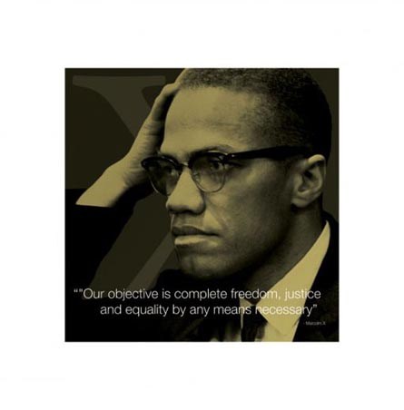 Complete Freedom, Justice and Equality - Malcolm X