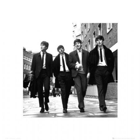 Beatles in London, Black and White Photo, The Beatles Mini ...