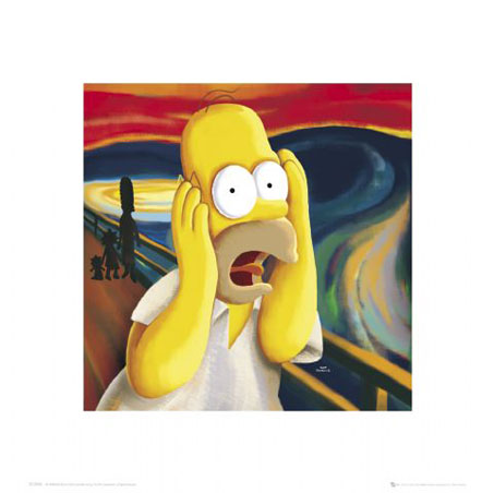 Homer's Scream - The Simpsons