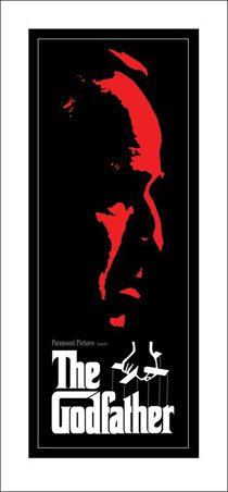 Mob Boss Vito Corleone in Profile (Red) - The Godfather