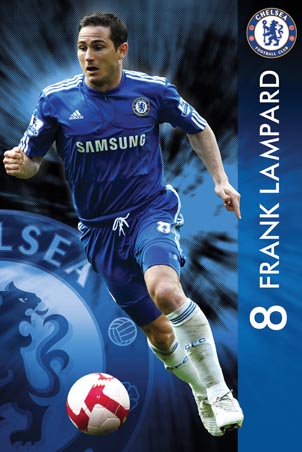 Frank Lampard, Chelsea FC Poster - PopArtUK