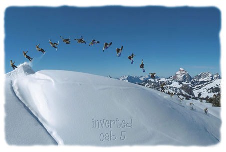 Inverted Cab 5 - Snowboarding